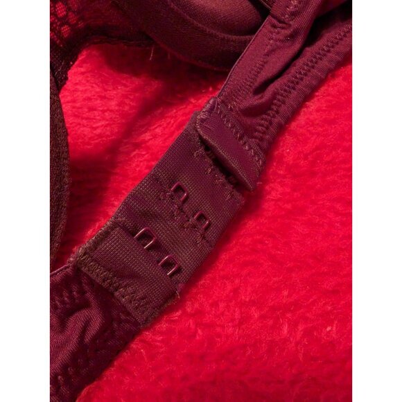 Maidenform Self Expressions Push Up Bra 36B Purple Lace Underwire Padded Demi - Picture 6 of 9